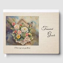 Birdhouse Bouquet Wedding Shower - Guest Book