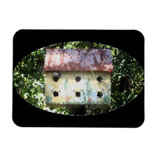 Birdhouse Edited Magnet
