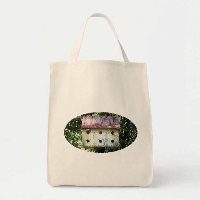 Birdhouse Edited Tote Bag (Front)