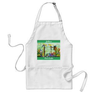 Birdhouse Flower Garden Standard Apron