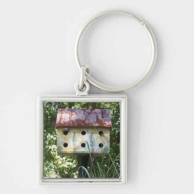 Birdhouse Key Ring (Front)