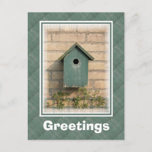 Birdhouse Postcard