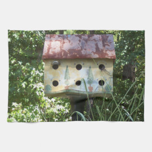 Birdhouse Tea Towel