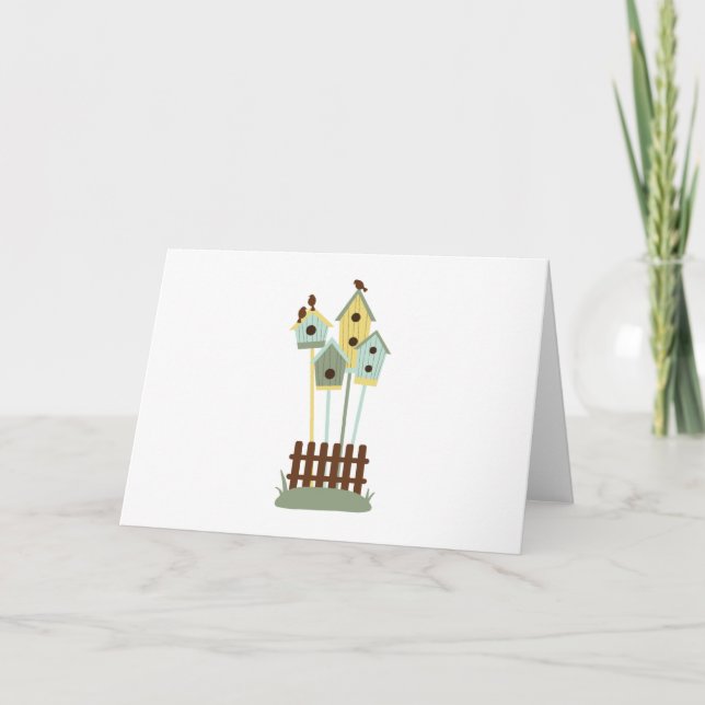 Birdhouses Card (Front)