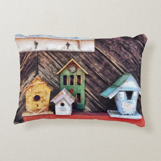 Birdhouses for Sale Decorative Cushion (Back)