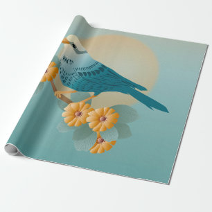 birdie bluey wrapping paper