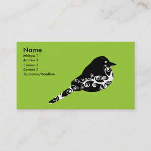 birdie business card