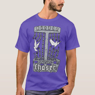 Birdie Chaser Disc Golf Frolf Doves Breaking Baske T-Shirt