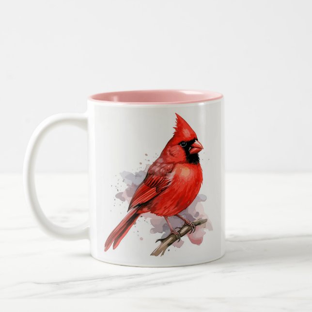 Birdie Collection Two-Tone Coffee Mug (Left)