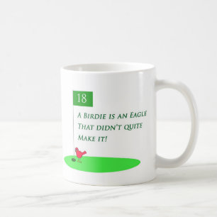 Birdie Eagle Golf Cartoon Mug