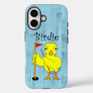 Birdie Golfer Chick iPhone 16 Case
