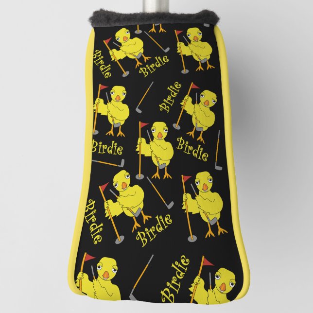 Birdie Golfer Chick Golf Head Cover (Rotate 90)