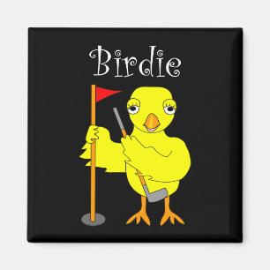 Birdie Golfer Chick Magnet