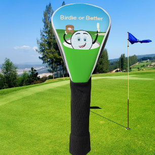 Birdie or Better Golf Ball Celebrating Hole in One Golf Head Cover