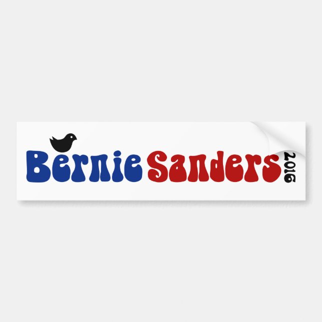 Birdie Sanders Retro Bernie POTUS Bumper Sticker (Front)