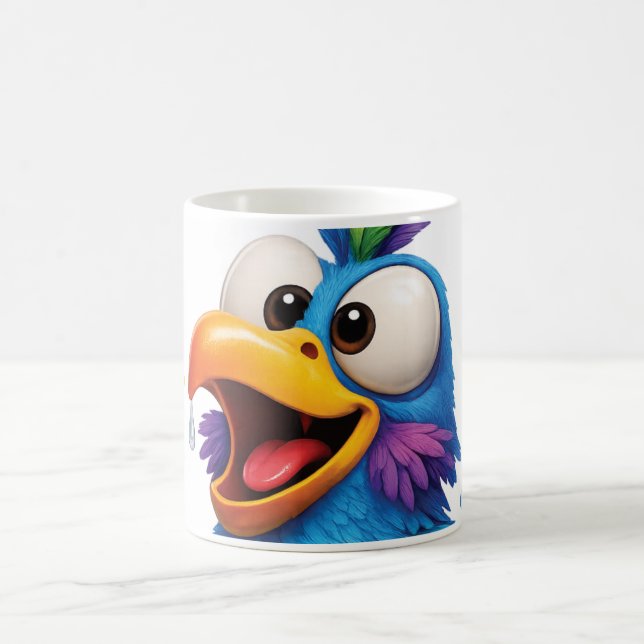 BirdieBird Blue Coffee Mug (Center)