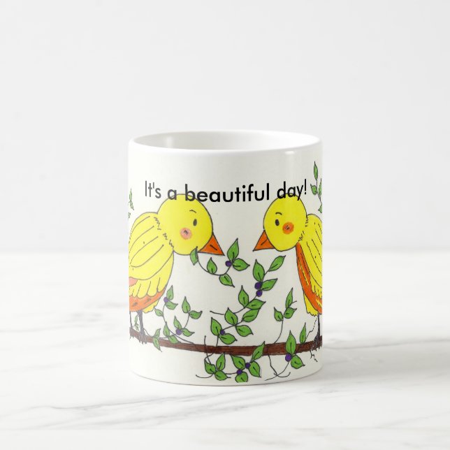 Birdies In The Treetops Coffee Mug (Center)