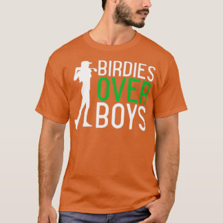 Birdies over Boys Womens Golf Design Triblend T-Shirt