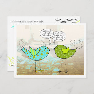 Birdies Shower Invitation