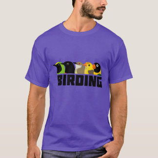 Birding Birds retro T-Shirt