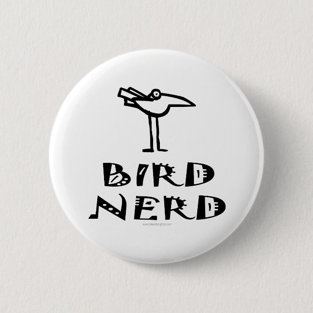 Birding, Birdwatching, Ornithology 6 Cm Round Badge (Front)