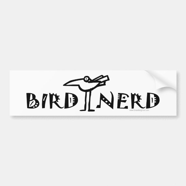 Birding, Birdwatching, Ornithology Bumper Sticker (Front)