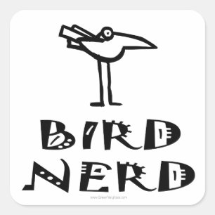 Birding, Birdwatching, Ornithology Square Sticker