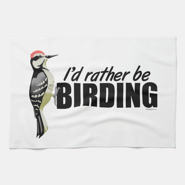 Birding Tea Towel (Horizontal)