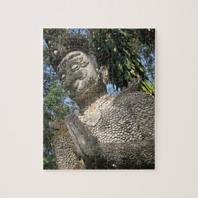 Birdman Wai ... Nong Khai, Isaan, Thailand Jigsaw Puzzle (Vertical)