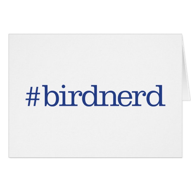 #birdnerd (Front Horizontal)