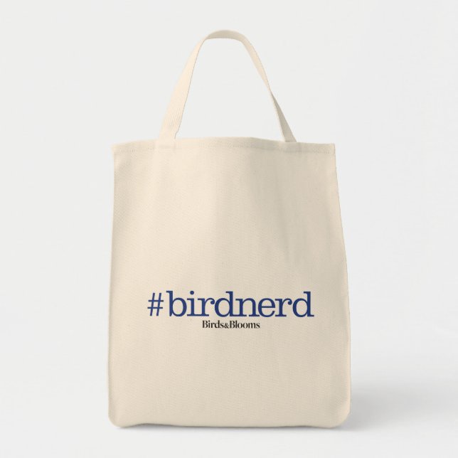 #birdnerd tote bag (Front)