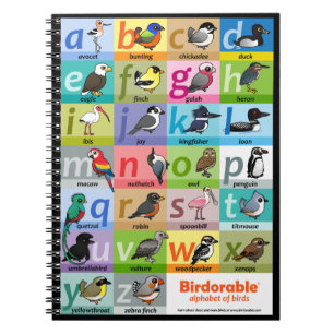 Birdorable Alphabet of Birds Notebook