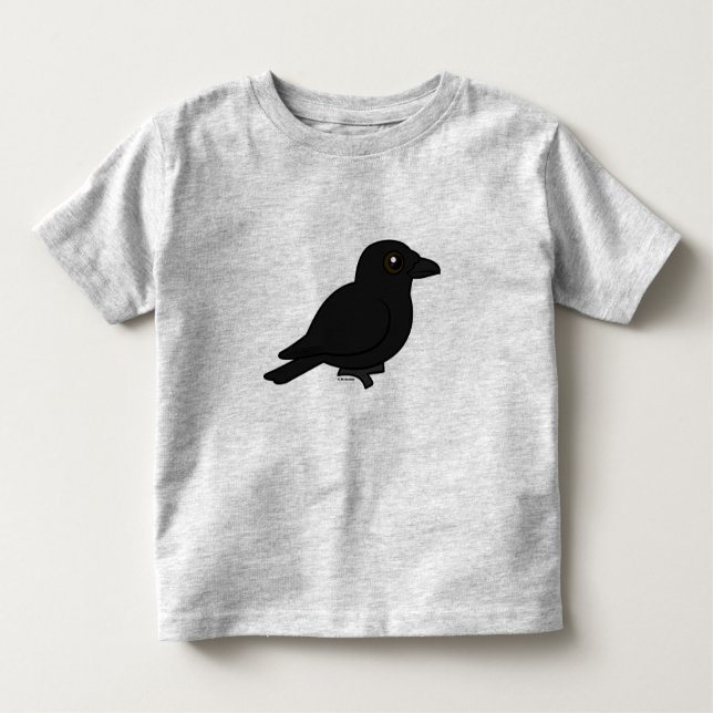 Birdorable American Crow Toddler T-Shirt (Front)