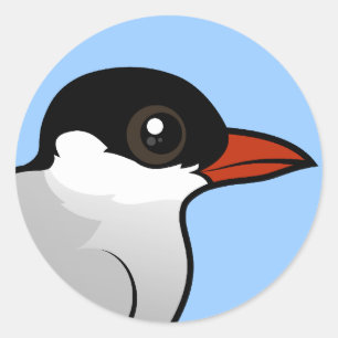 Birdorable Arctic Tern Classic Round Sticker