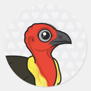 Birdorable Australian Brushturkey Classic Round Sticker