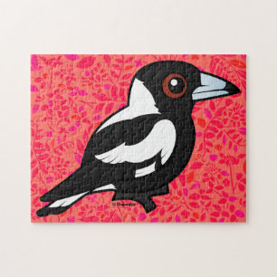 Birdorable Australian Magpie Jigsaw Puzzle