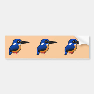 Birdorable Azure Kingfisher Bumper Sticker