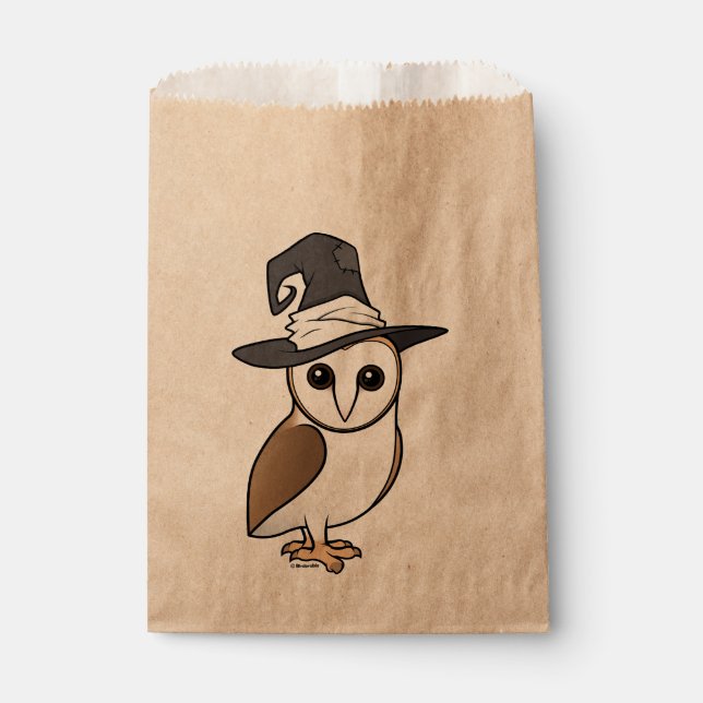 Birdorable Barn Owl Witch Favour Bag (Front)