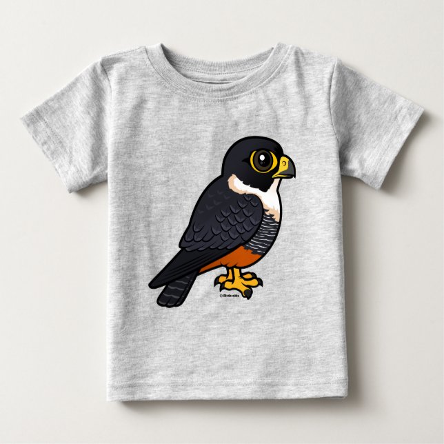 Birdorable Bat Falcon Cute Cartoon Raptor Baby T-Shirt (Front)