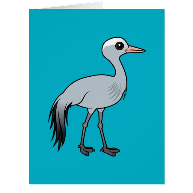 Birdorable Blue Crane (Front)