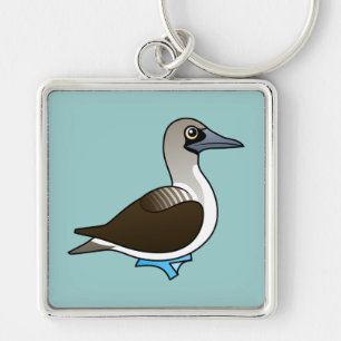 Birdorable Blue-footed Booby Key Ring