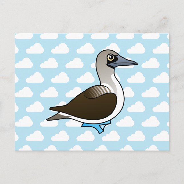 Birdorable Blue-footed Booby Postcard (Front)