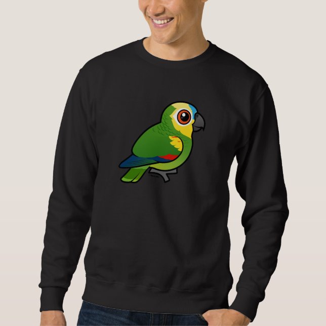 Birdorable Blue-fronted Parrot Sweatshirt (Front)