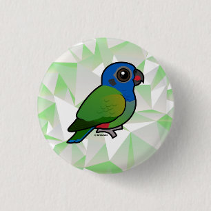 Birdorable Blue-headed Pionus 3 Cm Round Badge