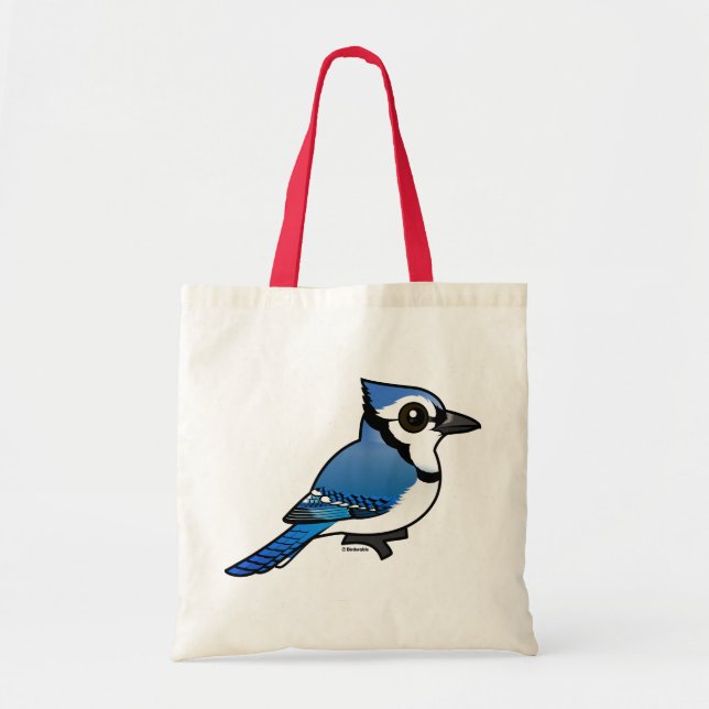 Birdorable Blue Jay Tote Bag (Front)