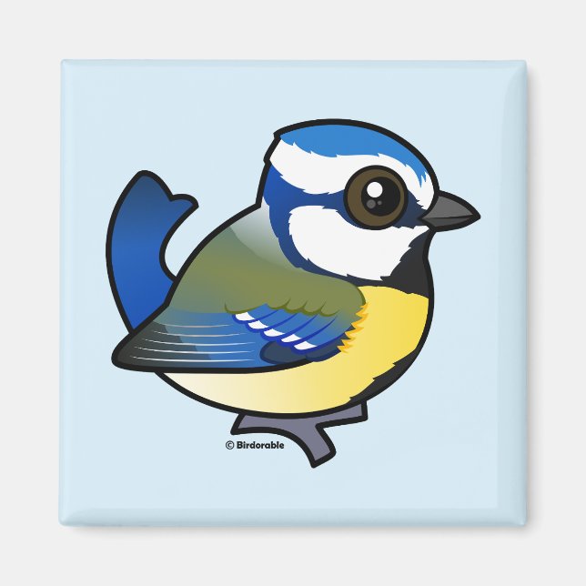Birdorable Blue Tit Magnet (Front)