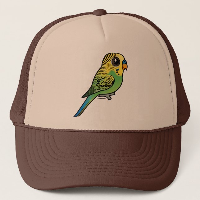 Birdorable Budgerigar Trucker Hat (Front)
