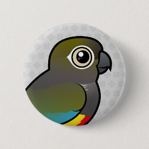 Birdorable Burrowing Parakeet 6 Cm Round Badge