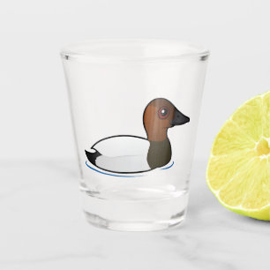 Birdorable Canvasback Shot Glass