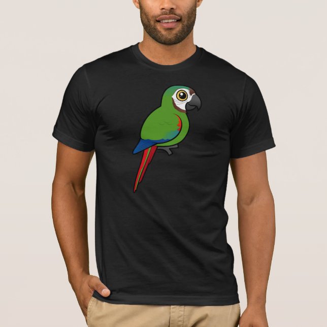 Birdorable Chestnut-fronted Macaw T-Shirt (Front)